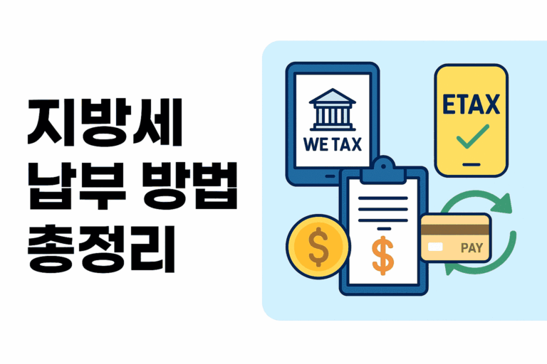 지방세 납부 방법